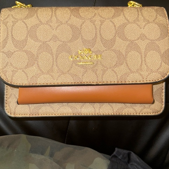 Coach Tan and Brown Women's Bag - Picture 1 of 3